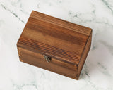 Rocks Glass Wood Box Set